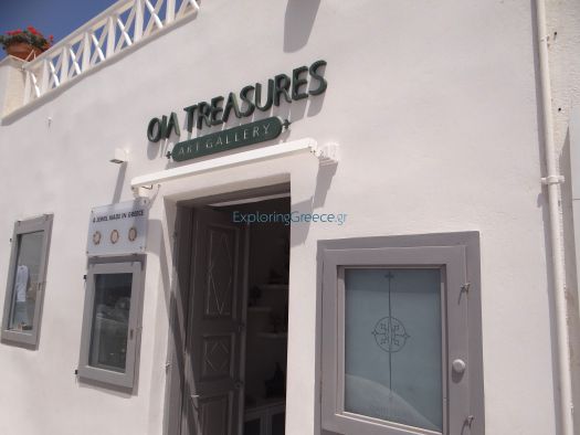 Oia treasures art gallery