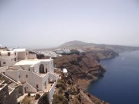 View from Imerovigli to Fira