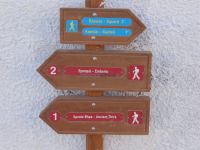 Cyclades - Santorini - Pirgos - Paths one (1) and two (2)