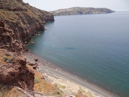 Santorini - Megalochori - Thermi Beach